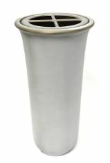 Gravstein 5214 QW - Vase bunnmonter, Hvit